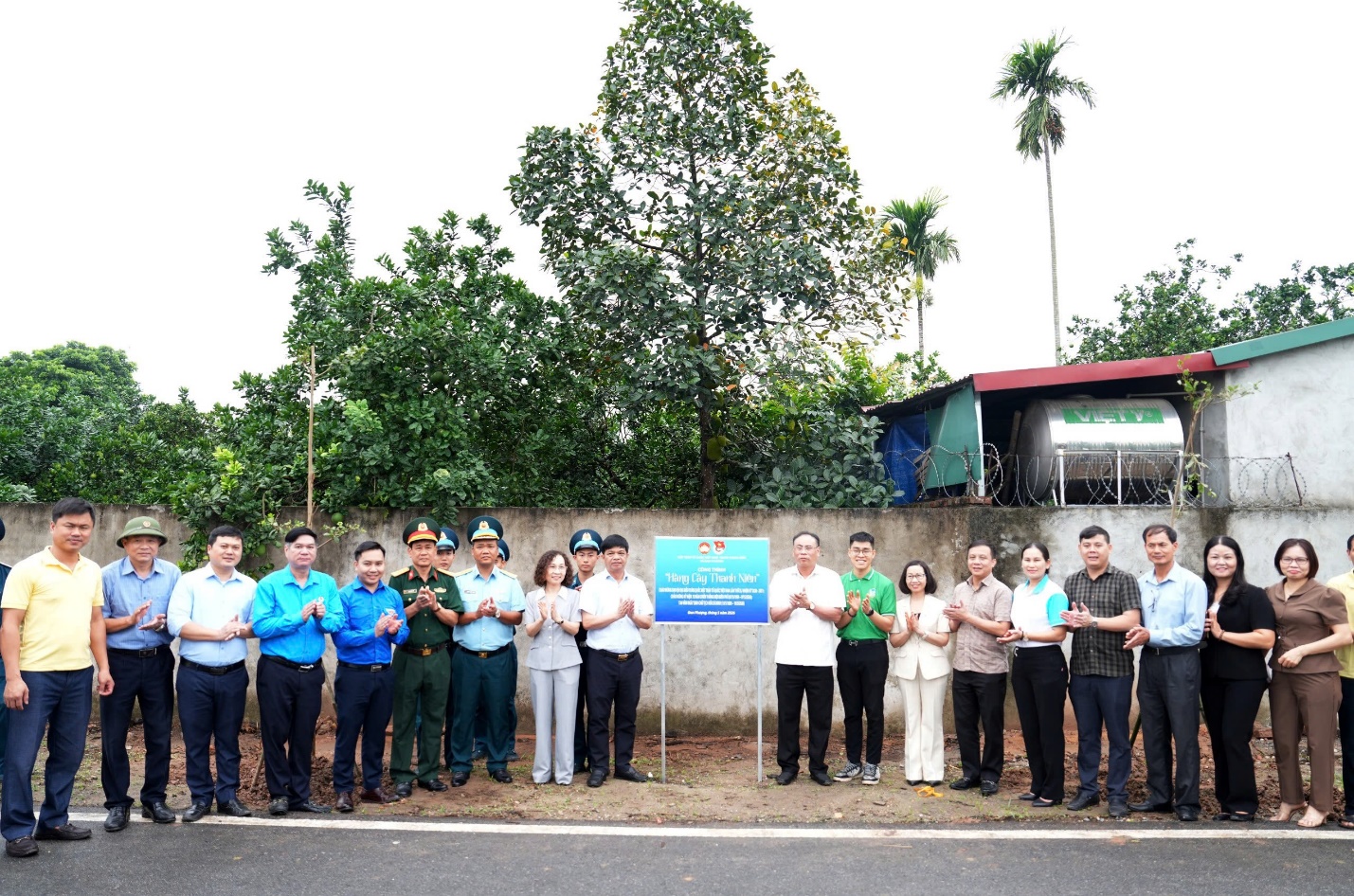 Khánh thành công trình “Hàng cây thanh niên”, tạo điểm nhấn cảnh quan nông thôn- Ảnh 1.