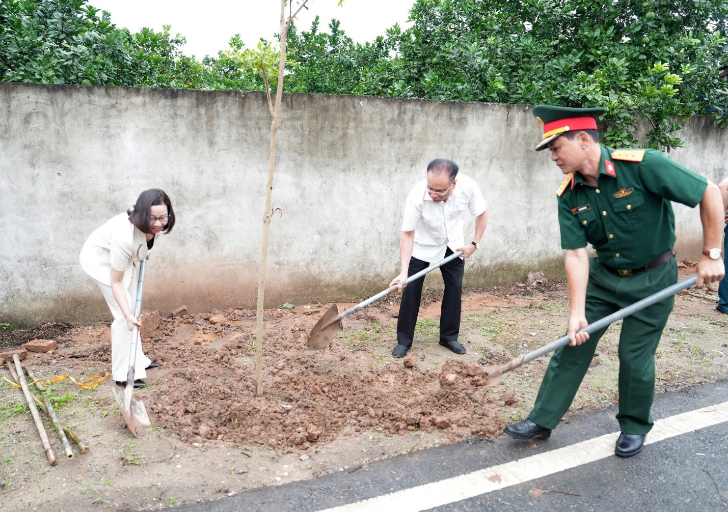 Khánh thành công trình “Hàng cây thanh niên”, tạo điểm nhấn cảnh quan nông thôn- Ảnh 2.