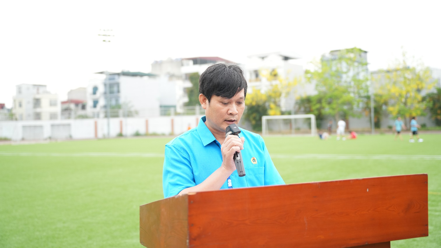 Sôi nổi Giải bóng đá nam Công đoàn xã Hoài Đức lần thứ I năm 2026- Ảnh 5.