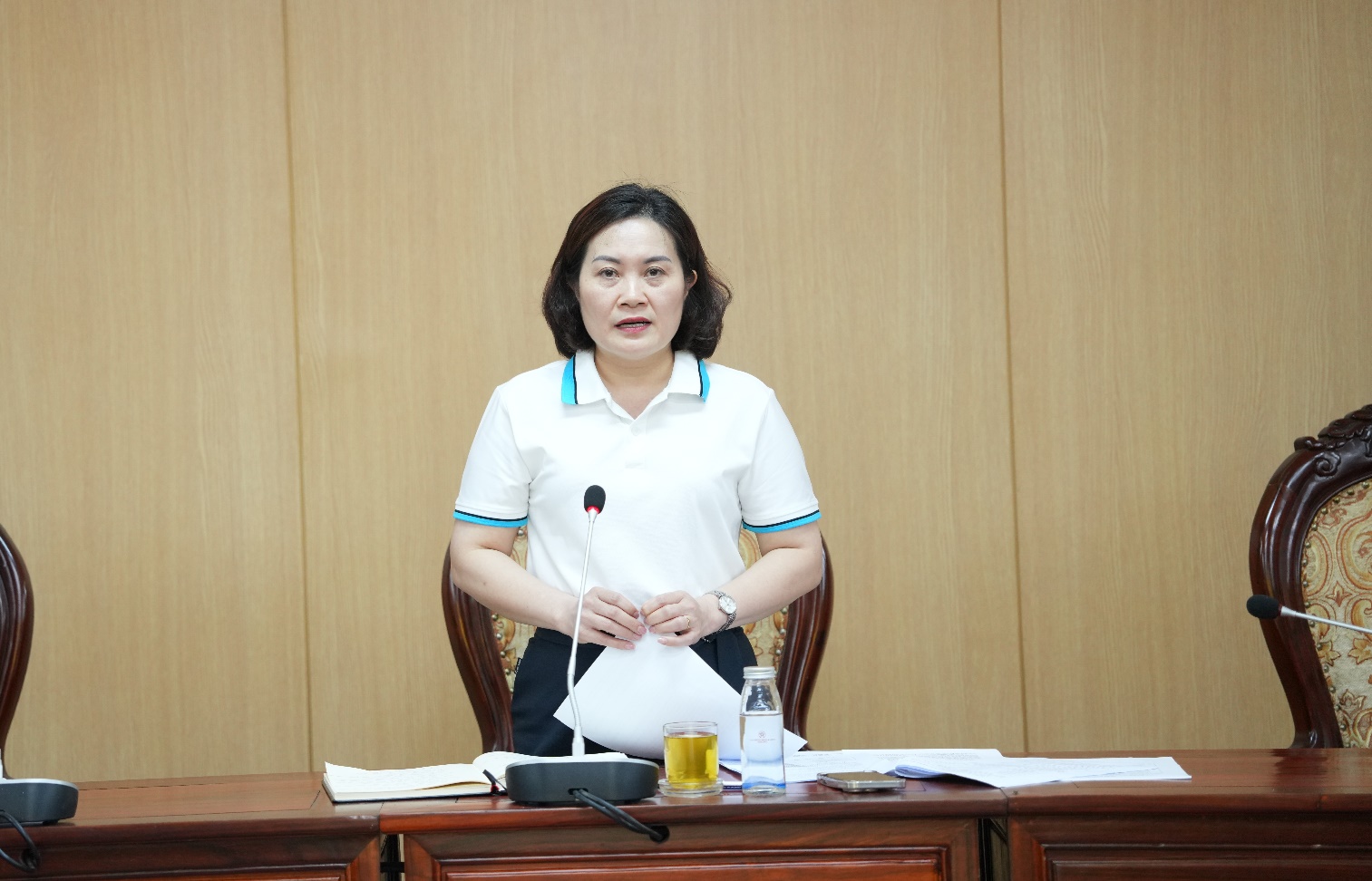 UBND xã Hoài Đức tổ chức Họp Ban Chỉ đạo các kỳ thi năm 2026 và tuyển sinh năm học 2026 - 2027 xã- Ảnh 8.