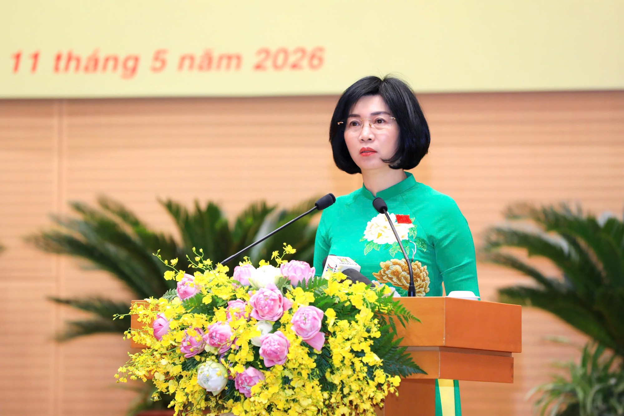 Bế mạc kỳ họp thứ hai HĐND thành phố Hà Nội khóa XVII- Ảnh 1.