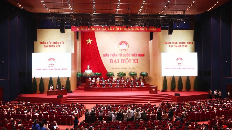 Sáng nay, khai mạc Đại hội đại biểu toàn quốc MTTQ Việt Nam lần thứ XI- Ảnh 1.