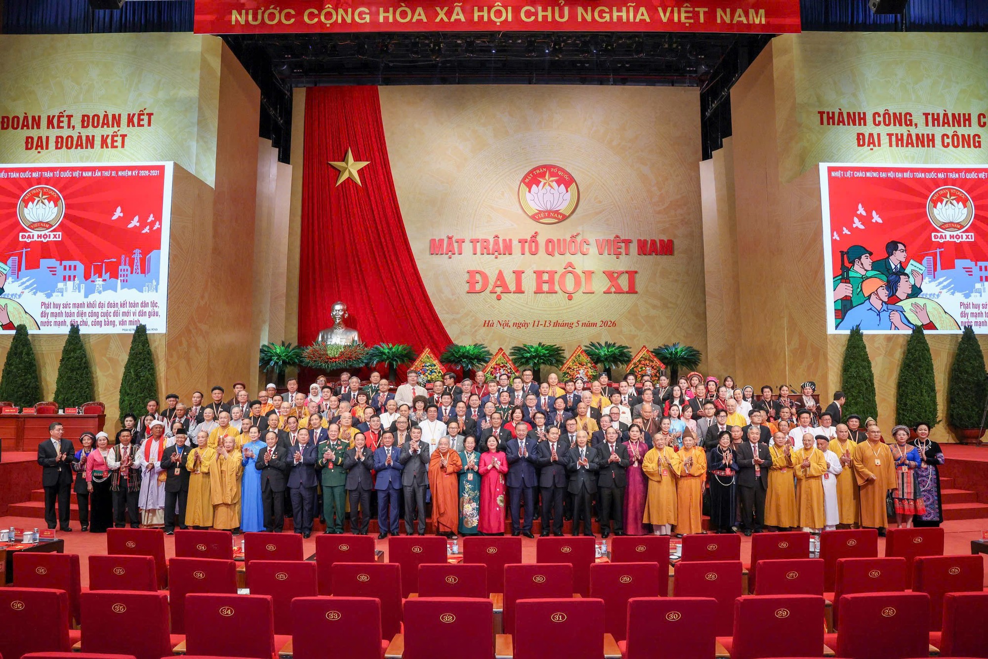 Khai mạc trọng thể Đại hội toàn quốc Mặt trận Tổ quốc Việt Nam lần thứ XI- Ảnh 13.
