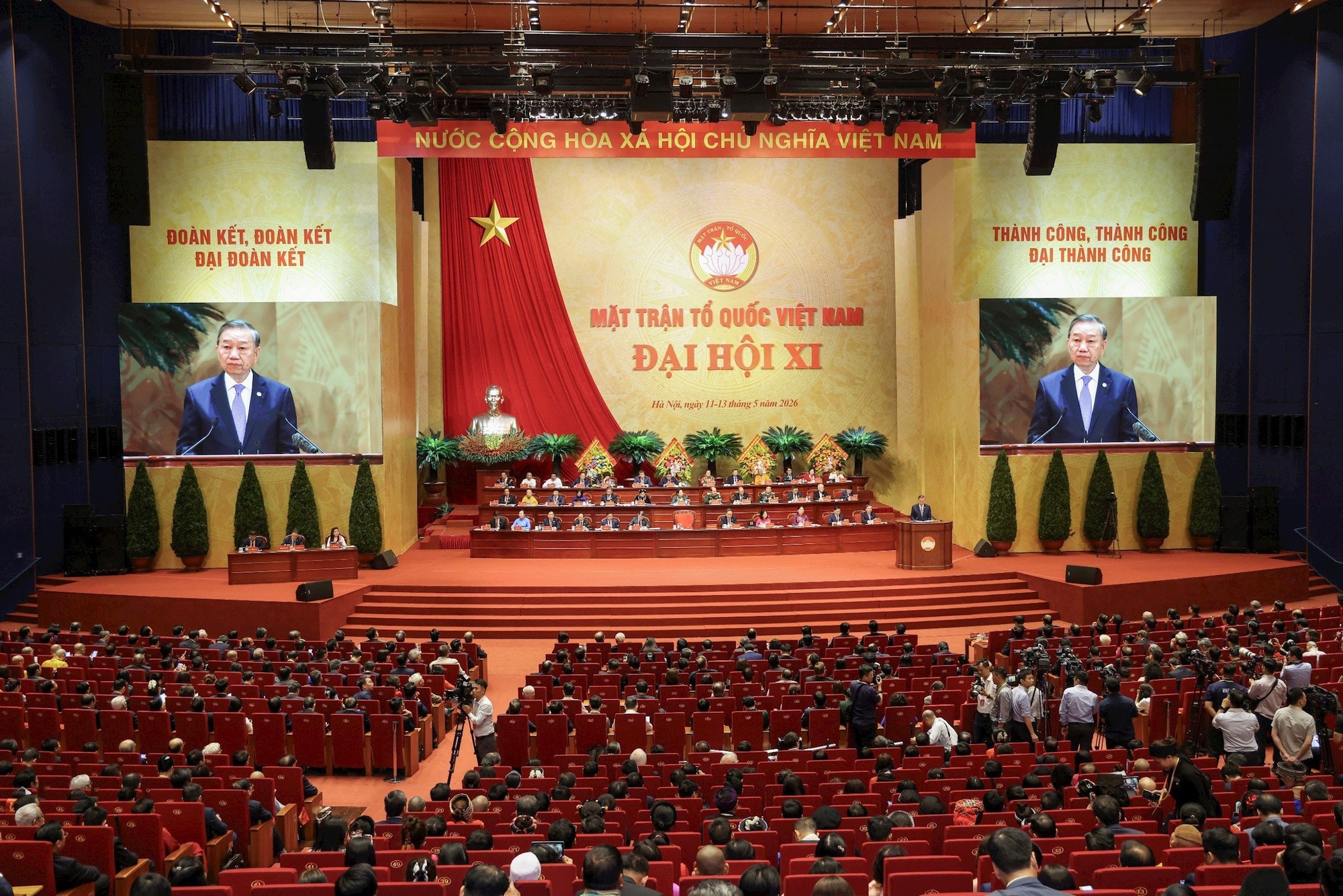 Khai mạc trọng thể Đại hội toàn quốc Mặt trận Tổ quốc Việt Nam lần thứ XI- Ảnh 10.