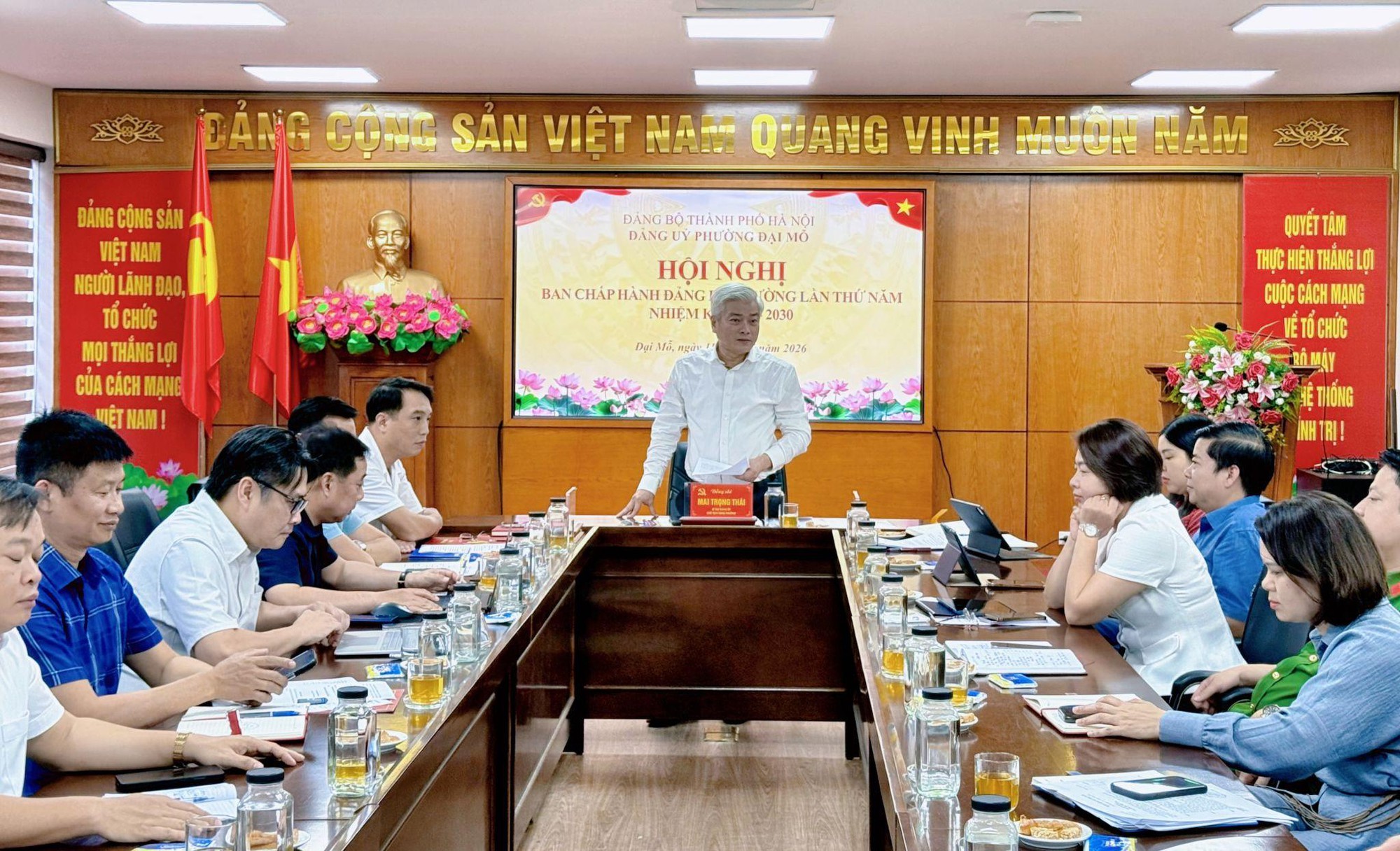 Hội nghị lần thứ Năm Ban chấp hành Đảng bộ phường- Ảnh 1.