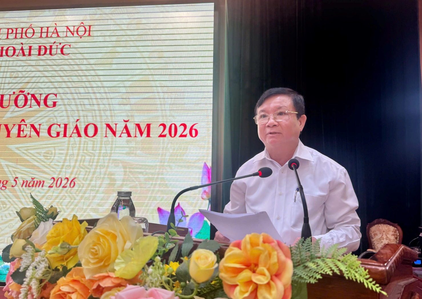 Hoài Đức tổ chức khai mạc lớp tập huấn bồi dưỡng nghiệp vụ công tác Tuyên giáo năm 2026- Ảnh 2.