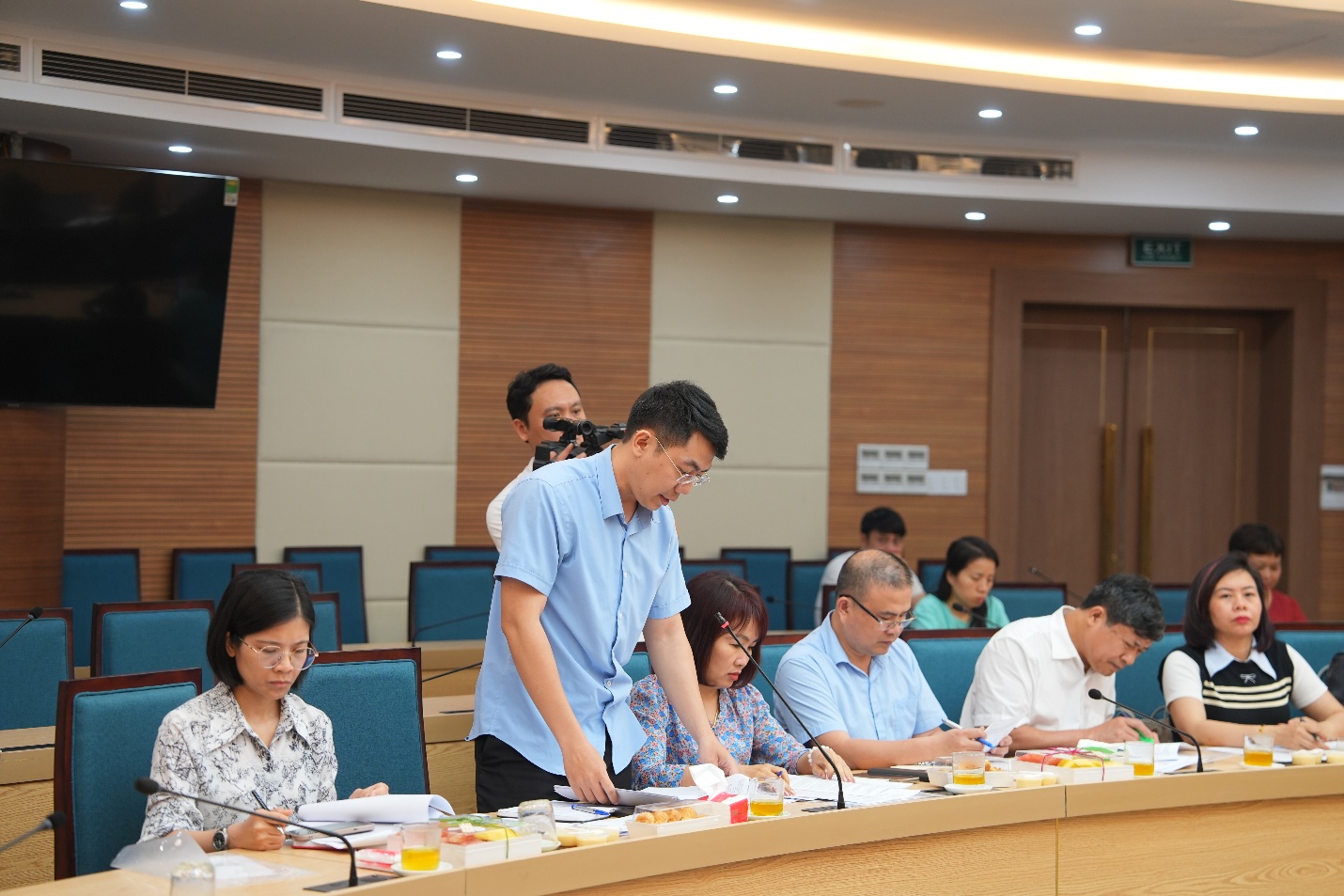 Đoàn kiểm tra liên ngành số 01 thành phố Hà Nội làm việc với các xã về công tác ATTP- Ảnh 3.