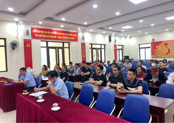 Hội nghị tập huấn, phổ biến, cập nhật kiến thức an toàn thực phẩm tại Phường Khương Đình
- Ảnh 1.