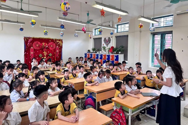 Các nhà trường trên địa bàn xã Hoài Đức quan tâm chuẩn bị hành trang cho trẻ vào lớp 1 năm học 2026 - 2027- Ảnh 3.