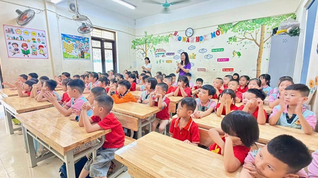 Các nhà trường trên địa bàn xã Hoài Đức quan tâm chuẩn bị hành trang cho trẻ vào lớp 1 năm học 2026 - 2027- Ảnh 6.