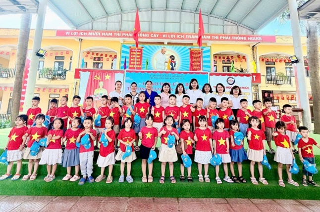 Các nhà trường trên địa bàn xã Hoài Đức quan tâm chuẩn bị hành trang cho trẻ vào lớp 1 năm học 2026 - 2027- Ảnh 7.