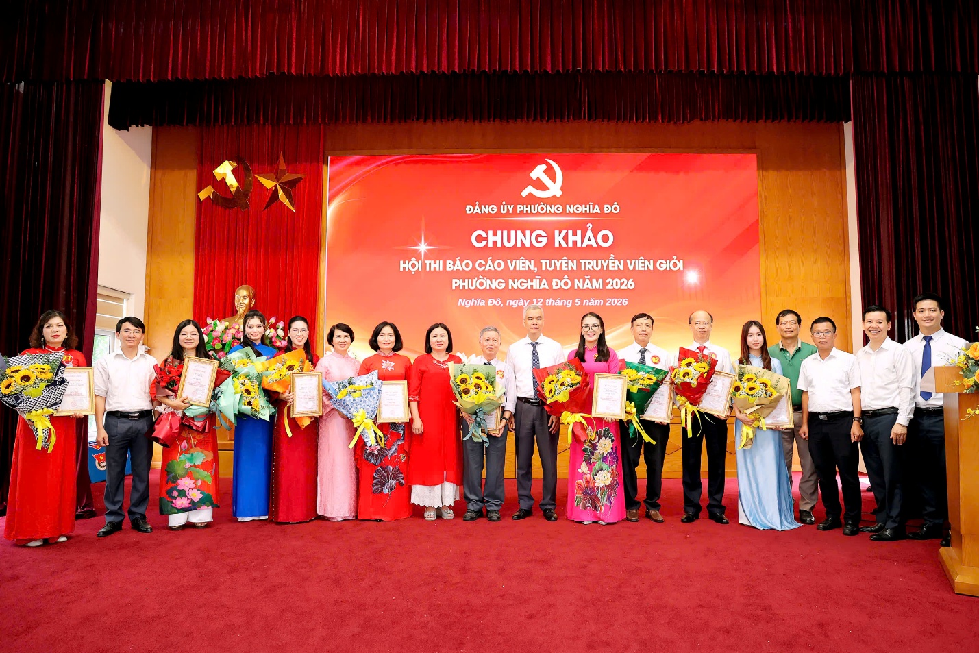 Phường Nghĩa Đô tổ chức thành công Hội thi “Báo cáo viên, tuyên truyền viên giỏi năm 2026”- Ảnh 1.