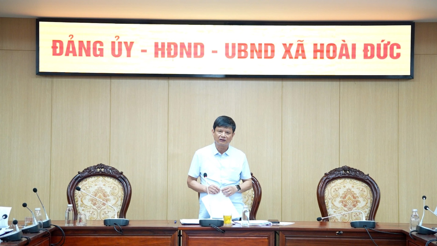 Hoài Đức tổ chức hội nghị triển khai kế hoạch giải quyết "điểm nghẽn" trật tự đô thị và xây dựng môi trường "sáng - xanh - sạch - đẹp"- Ảnh 11.