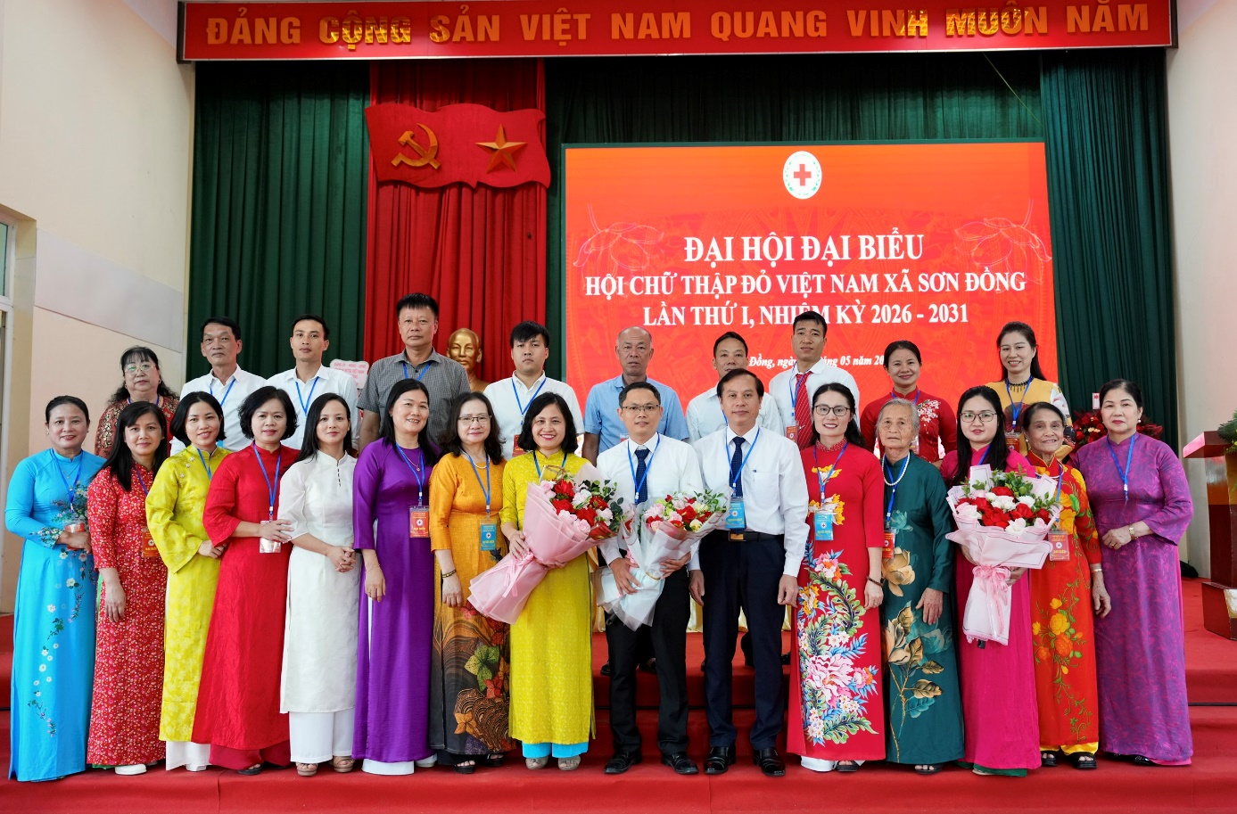 Hội Chữ thập đỏ Việt Nam xã Sơn Đồng đại hội đại biểu lần thứ I, nhiệm kỳ 2026 - 2031- Ảnh 1.