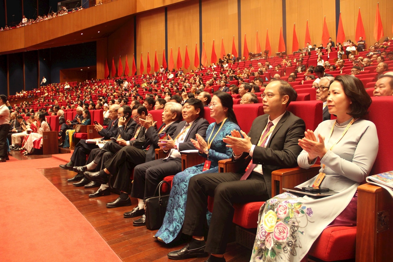 Các đại biểu Đoàn Hà Nội tham dự Đại hội. Ảnh: Lê Phương