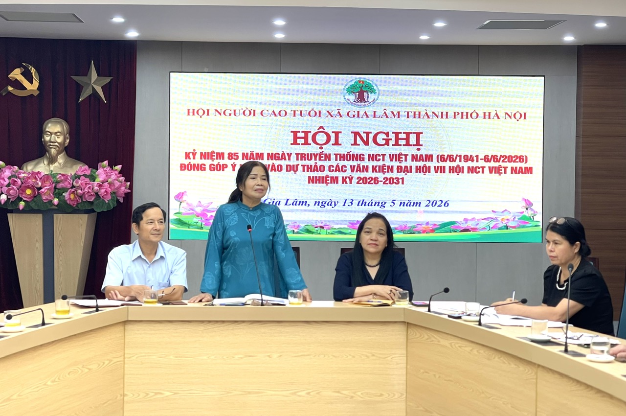 Gia Lâm nhiều ý kiến tâm huyết góp ý dự thảo Văn kiện Đại hội Người cao tuổi Việt Nam lần thứ VII- Ảnh 2.