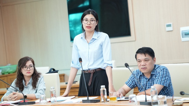 Sở Giáo dục và Đào tạo Hà Nội làm việc với xã Hoài Đức về triển khai mô hình thí điểm Trung tâm học tập cộng đồng- Ảnh 5.