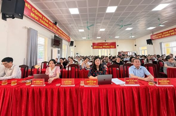 Phường Tương Mai tổ chức tập huấn nghiệp vụ HanoiWork- Ảnh 1.