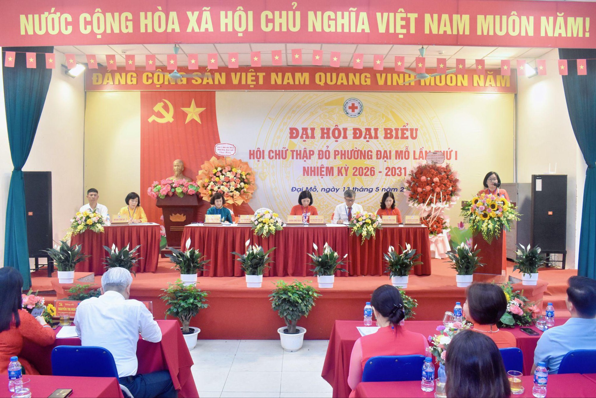 Hội Chữ thập đỏ phường Đại Mỗ tổ chức thành công Đại hội đại biểu lần thứ I, nhiệm kỳ 2026-2031- Ảnh 1.