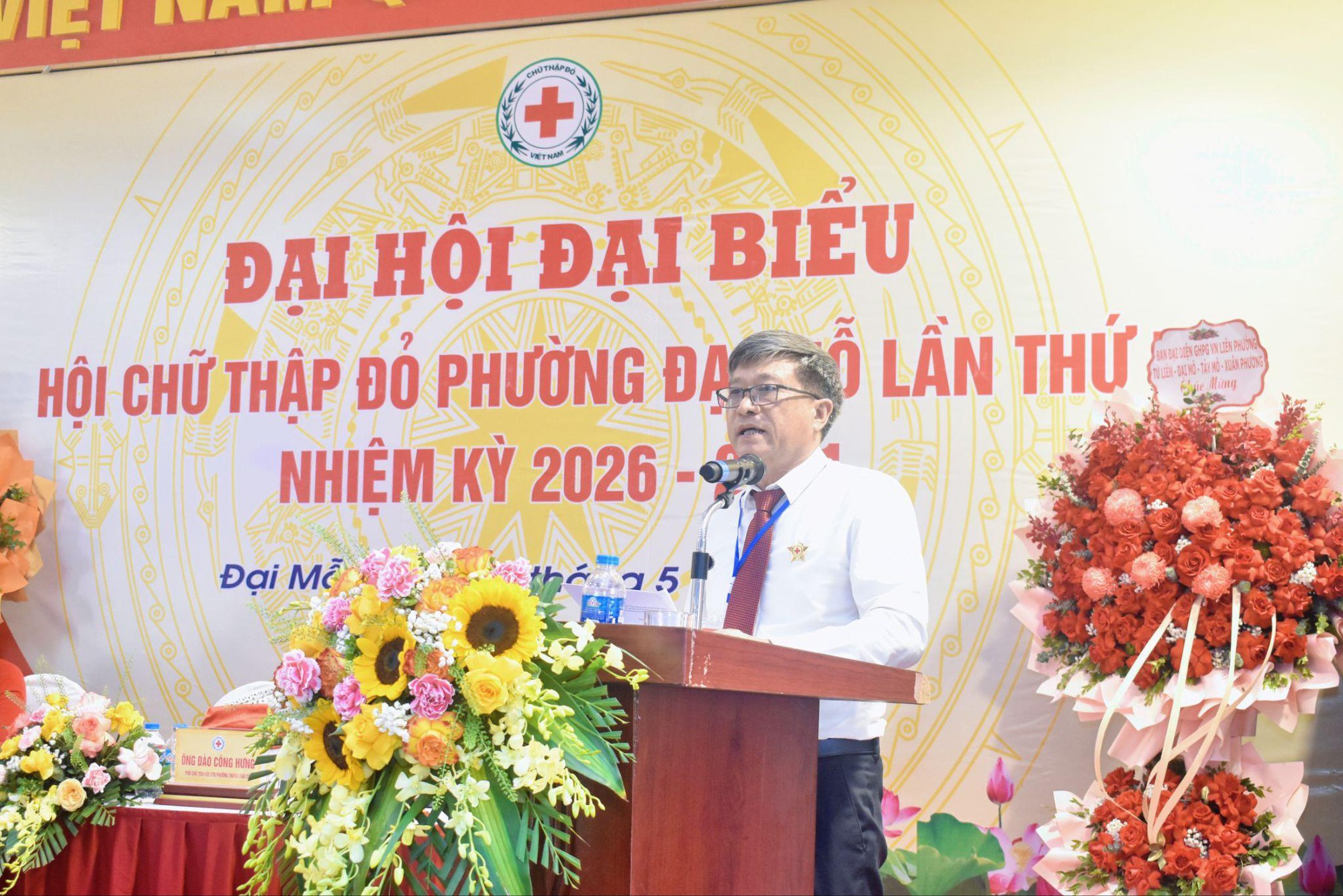 Hội Chữ thập đỏ phường Đại Mỗ tổ chức thành công Đại hội đại biểu lần thứ I, nhiệm kỳ 2026-2031- Ảnh 2.