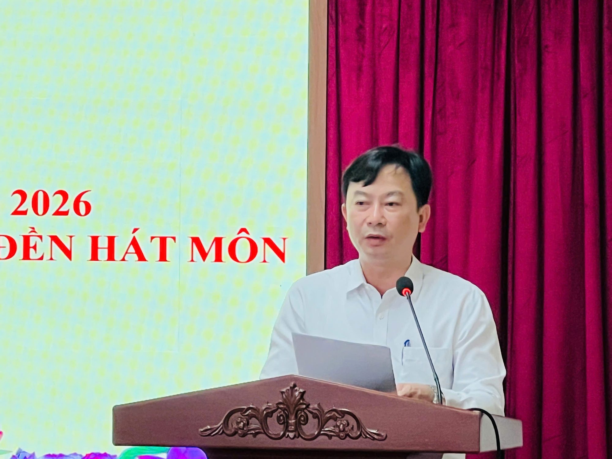 Tổng kết công tác tổ chức Lễ hội Xuân Bính Ngọ 2026 điểm du lịch Di tích Quốc gia đặc biệt đền Hát Môn- Ảnh 3.