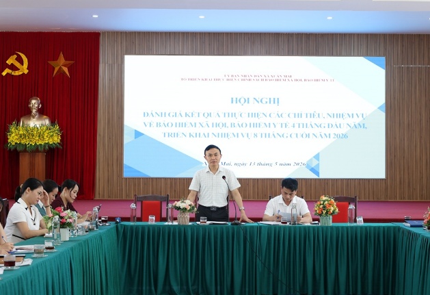 Triển khai thực hiện chính sách bảo hiểm xã hội, bảo hiểm y tế 4 tháng đầu năm, triển khai nhiệm vụ 8 tháng cuối năm 2026 tại xã Xuân Mai- Ảnh 3.