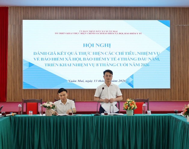 Triển khai thực hiện chính sách bảo hiểm xã hội, bảo hiểm y tế 4 tháng đầu năm, triển khai nhiệm vụ 8 tháng cuối năm 2026 tại xã Xuân Mai- Ảnh 10.