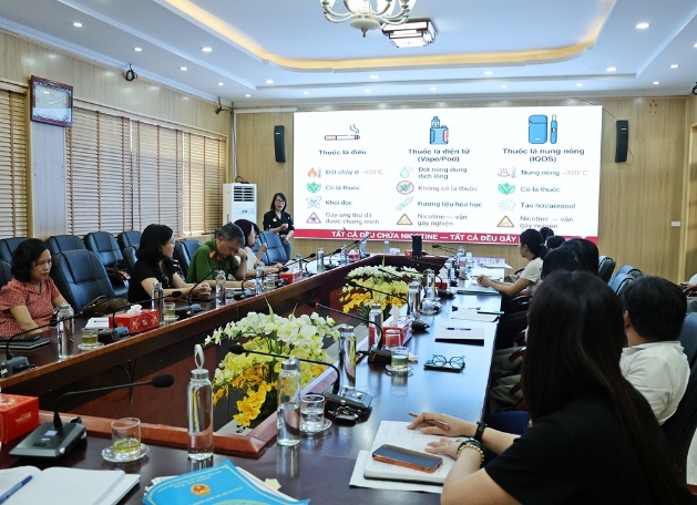 Xuân Mai phối hợp Trung tâm Kiểm soát bệnh tật thành phố Hà Nội tổ chức Hội nghị tập huấn phòng chống tác hại thuốc lá- Ảnh 6.