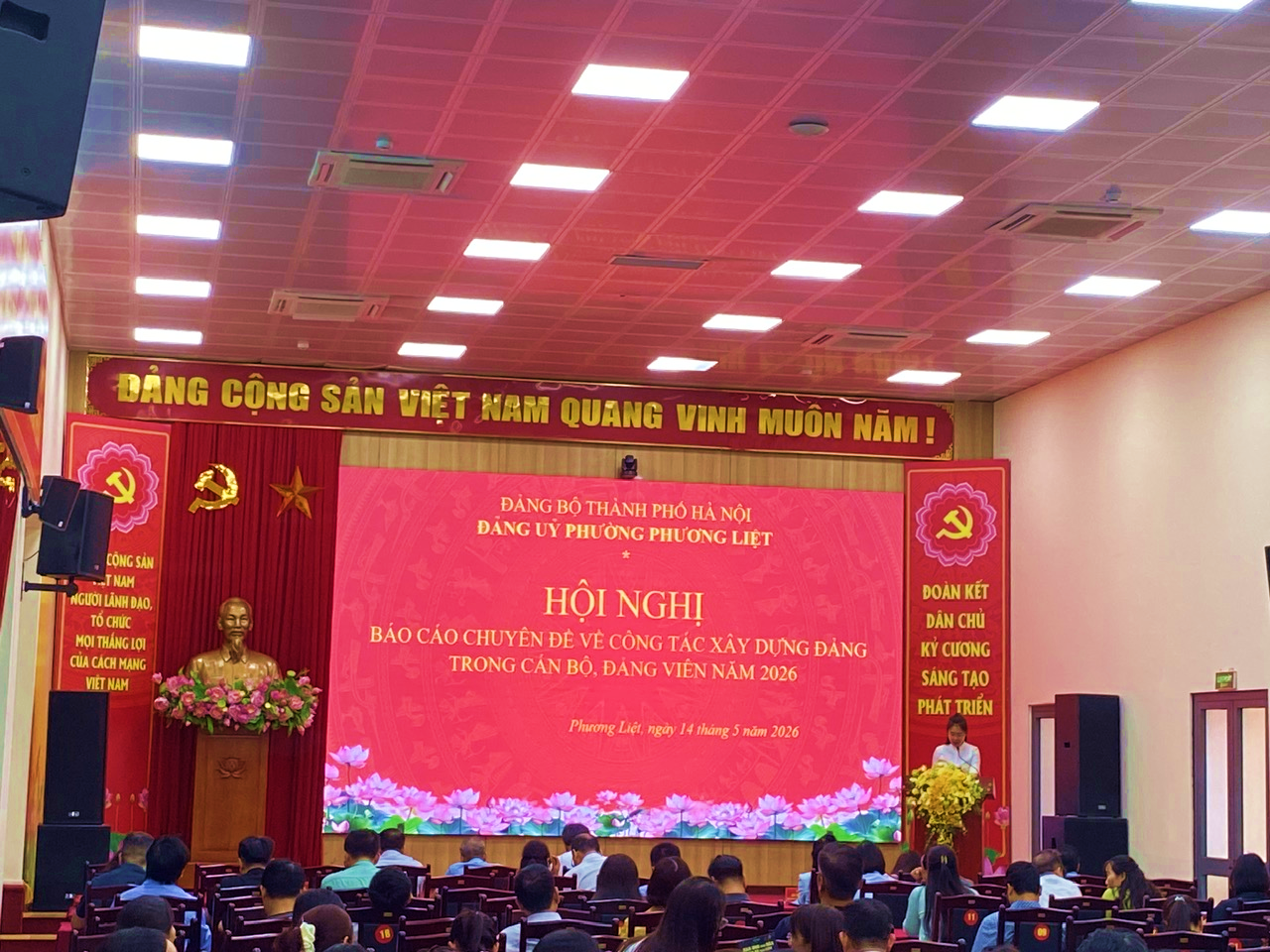 Phường Phương Liệt học tập chuyên đề về xây dựng văn hóa Đảng trong cán bộ, đảng viên- Ảnh 1.