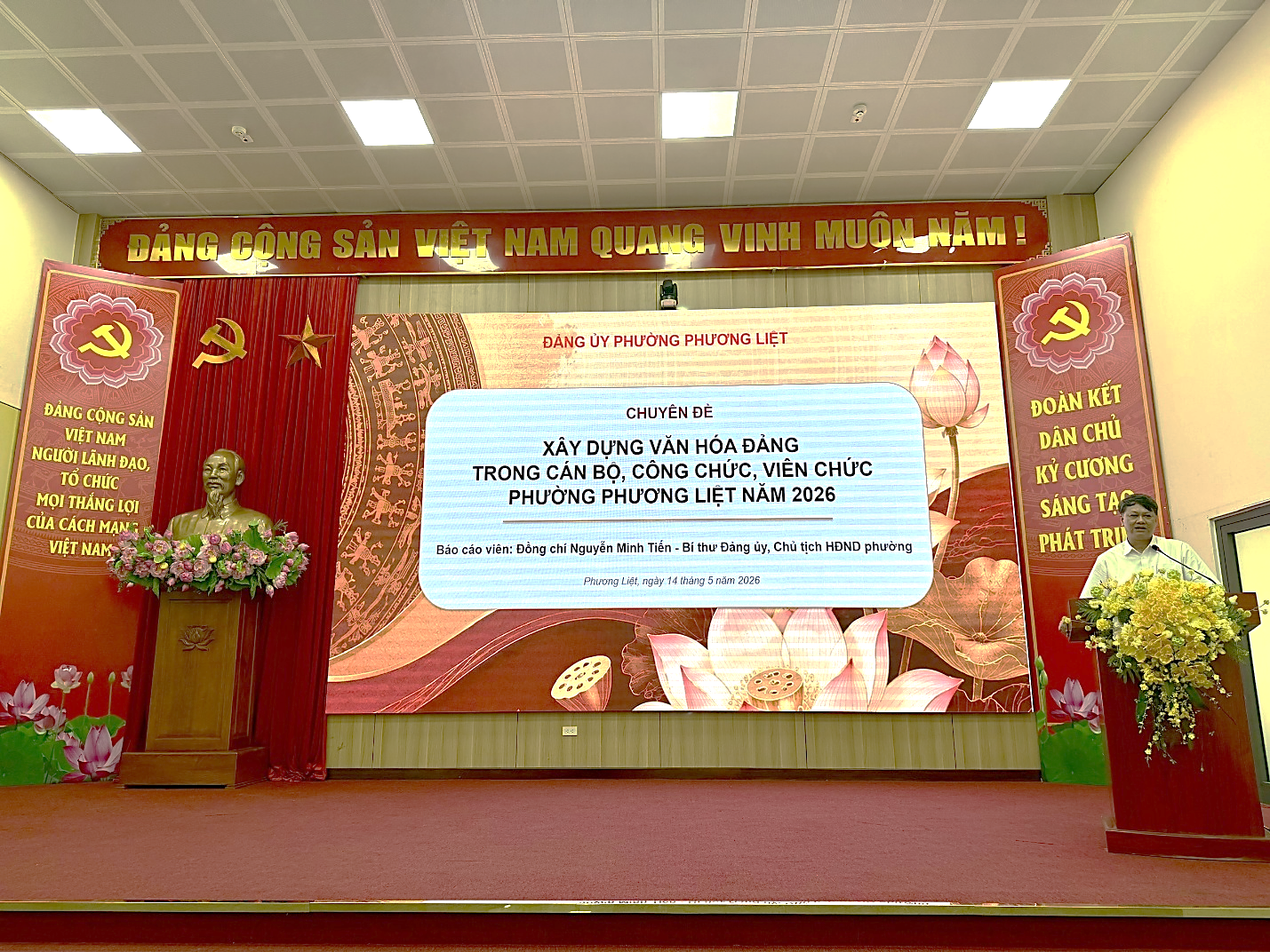 Phường Phương Liệt học tập chuyên đề về xây dựng văn hóa Đảng trong cán bộ, đảng viên- Ảnh 3.