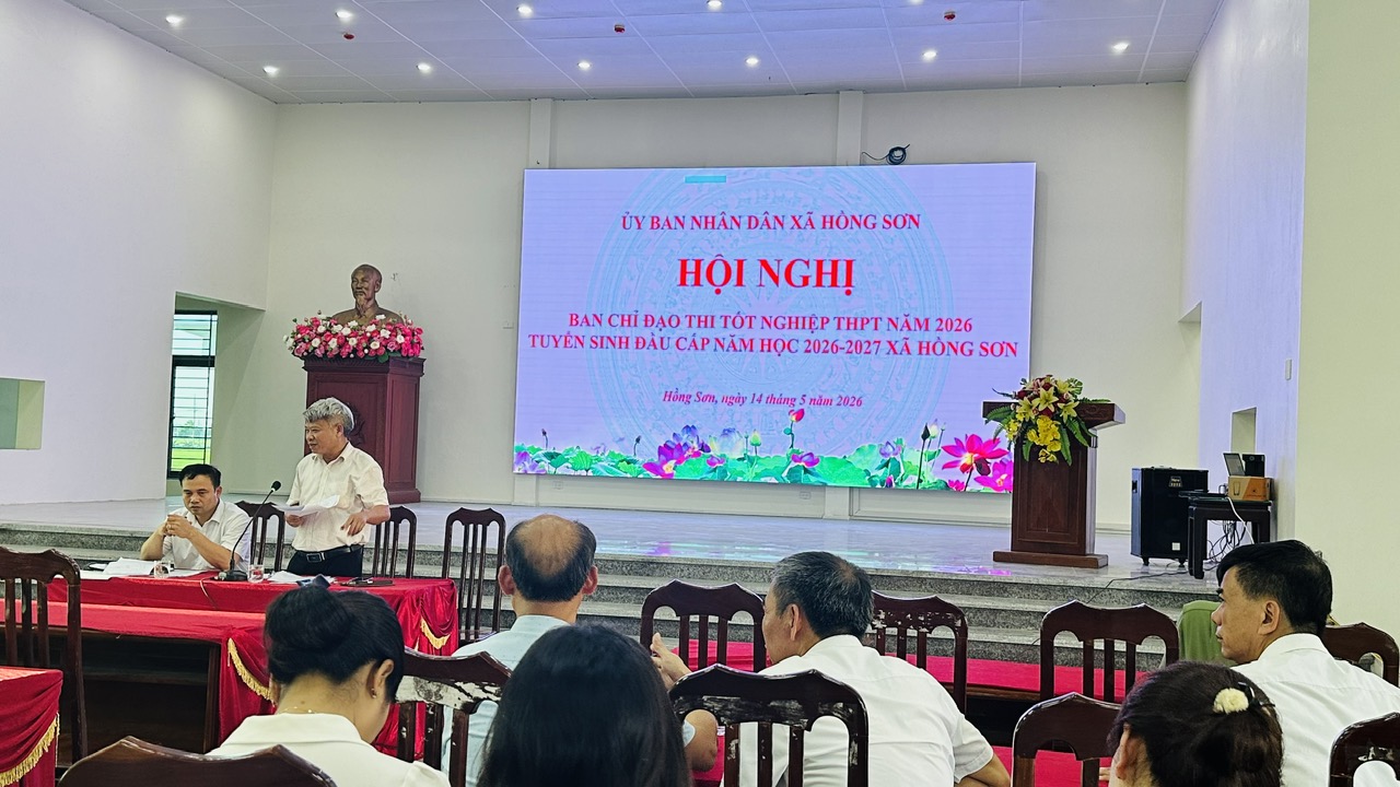 Hồng Sơn rà soát các điều kiện triển khai tốt nhất kỳ thi tốt nghiệp THPT năm 2026 và tuyển sinh đầu cấp năm học 2026-2027- Ảnh 3.