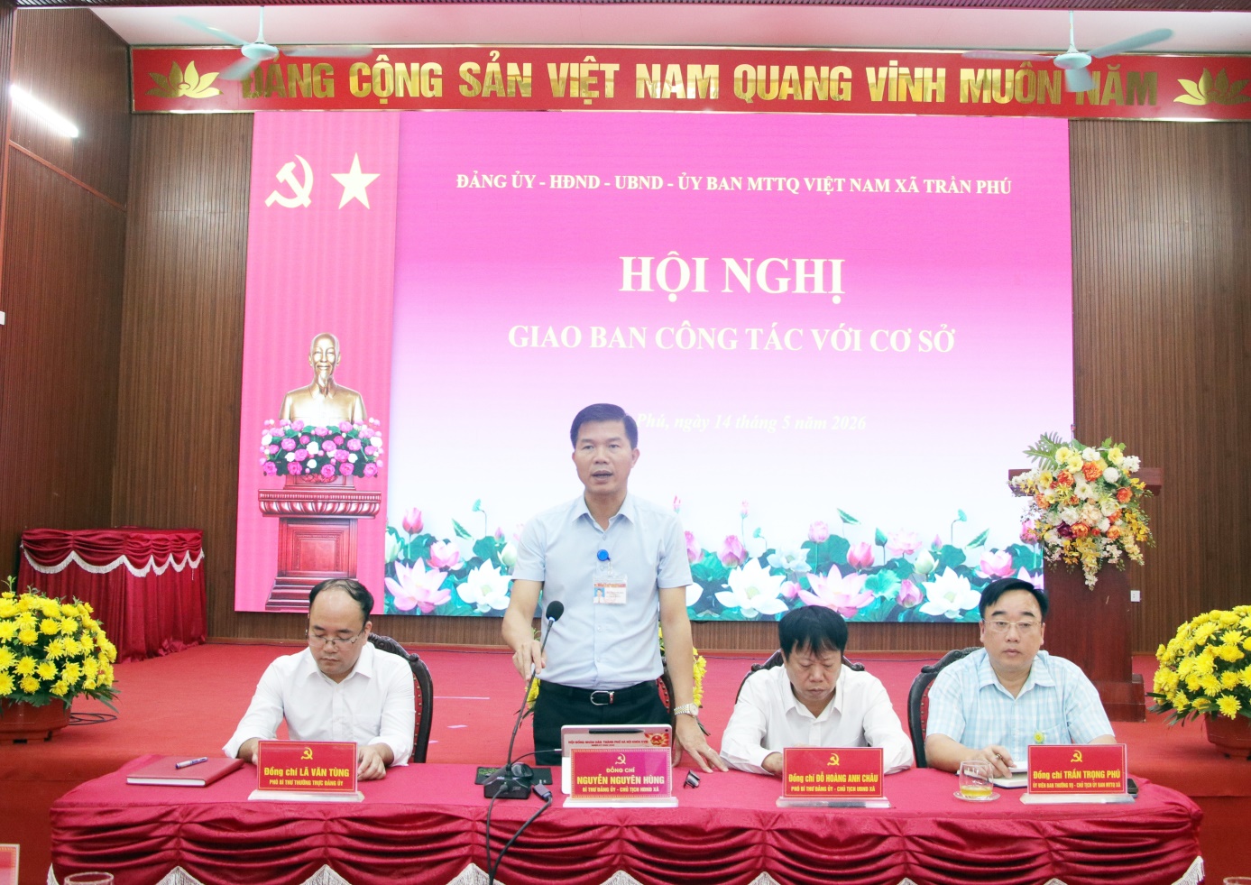 Xã Trần Phú tổ chức hội nghị giao ban cơ sở tháng 4, triển khai nhiệm vụ trọng tâm tháng 5 năm 2026- Ảnh 7.