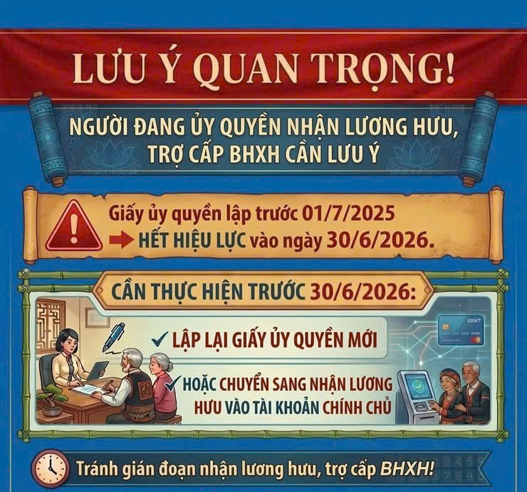 PHƯỜNG BA ĐÌNH: TỔ CHỨC HỖ TRỢ CHỨNG THỰC CHỮ KÝ ỦY QUYỀN NHẬN LƯƠNG HƯU, TRỢ CẤP BHXH HÀNG THÁNG- Ảnh 1.