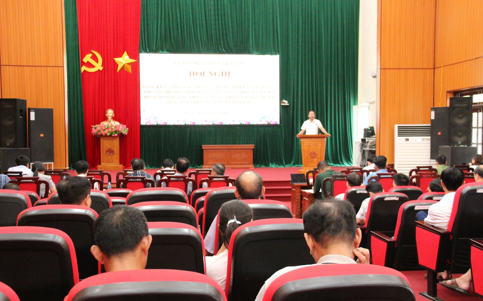 Xã Hòa Lạc tổng kết công tác phòng, chống thiên tai năm 2025, triển khai nhiệm vụ năm 2026