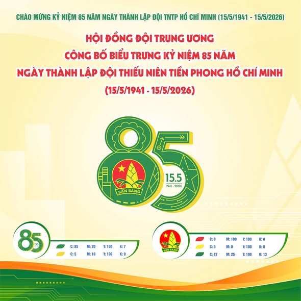 85 NĂM NGÀY THÀNH LẬP ĐỘI THIẾU NIÊN TIỀN PHONG HỒ CHÍ MINH  (15/5/1941 – 15/5/2026)- Ảnh 1.