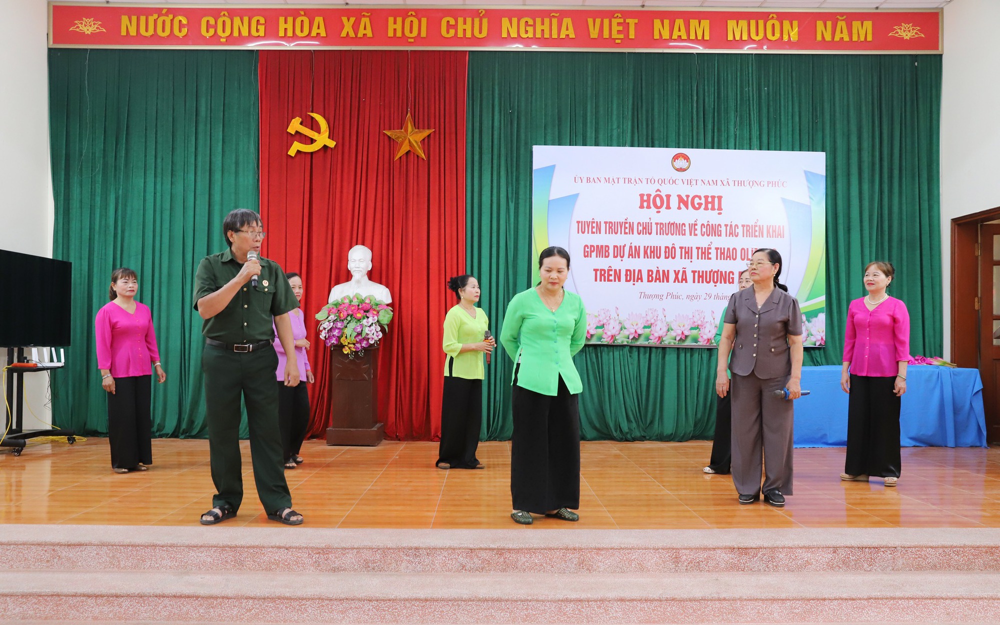 Người cao tuổi xã Thượng Phúc: Sáng tạo tuyên truyền dự án trọng điểm bằng hình thức “sân khấu hóa”