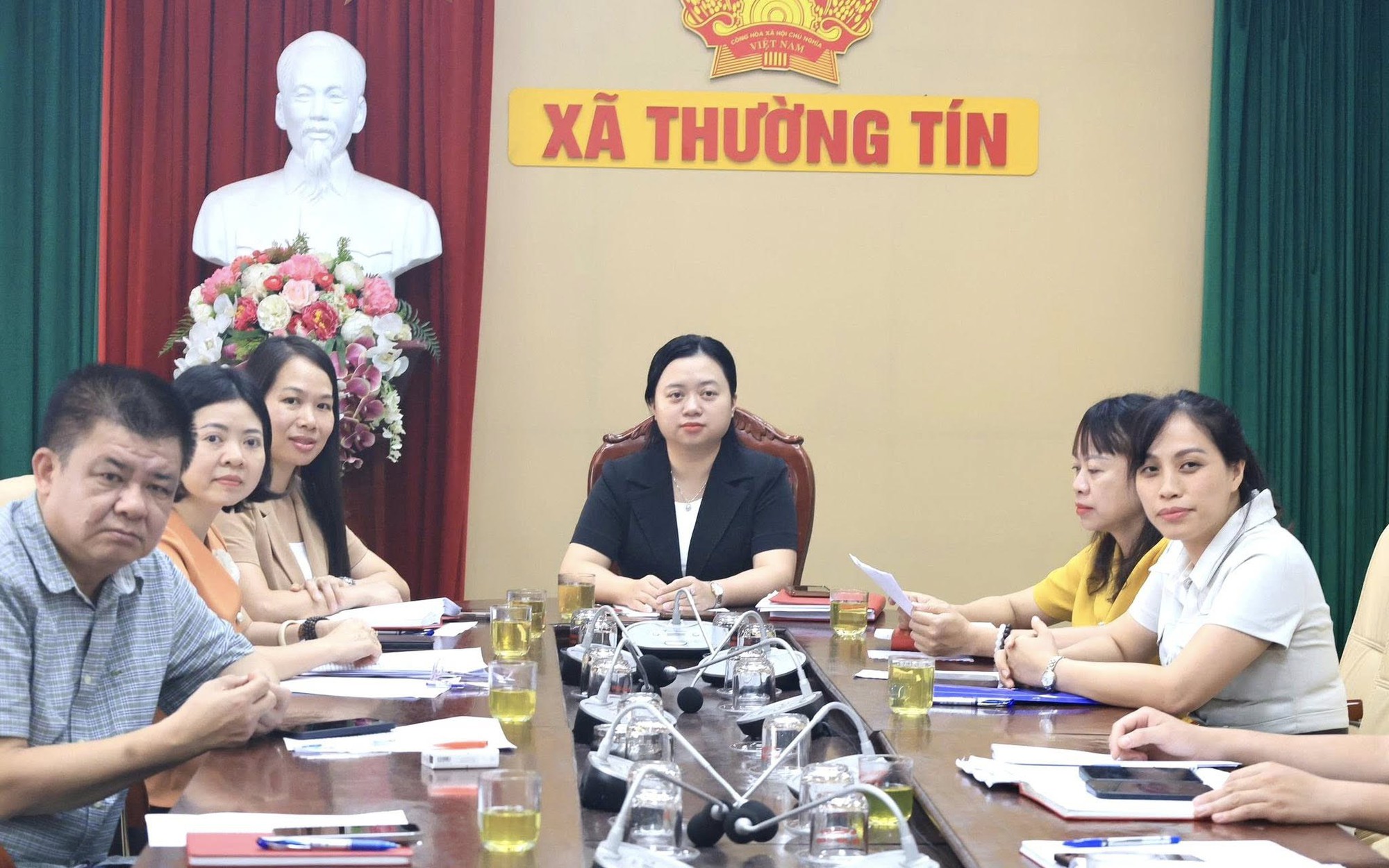 Xã Thường Tín tổ chức hội nghị tiếp xúc cử tri với Đoàn đại biểu Quốc hội thành phố Hà Nội sau Kỳ họp thứ Nhất, Quốc hội khóa XVI.