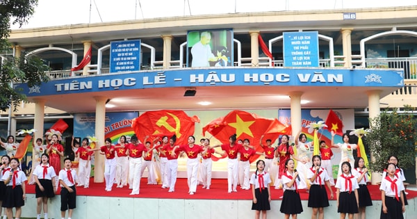 Thiếu nhi phường Kiến Hưng sôi nổi tham dự Hội thi “85 mùa hoa - Tự hào trang sử Đội ta”