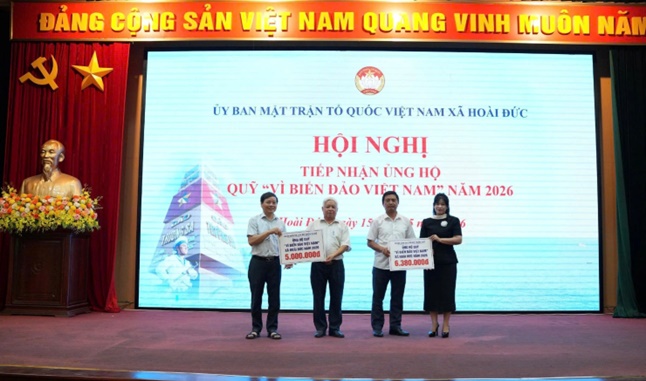 Hoài Đức: gần 100 cơ quan, doanh nghiệp, trường học và các nhà hảo tâm tham gia ủng hộ Quỹ “Vì biển, đảo Việt Nam” năm 2026- Ảnh 14.