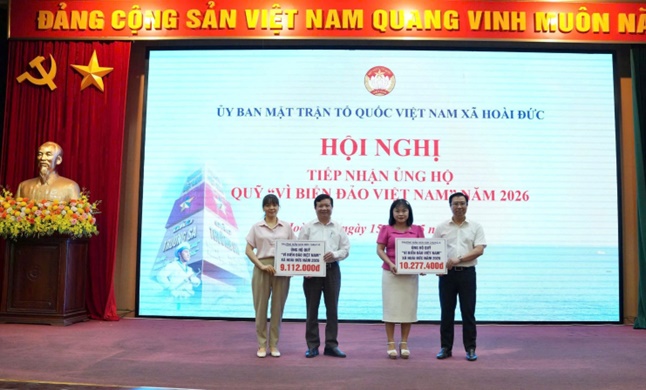 Hoài Đức: gần 100 cơ quan, doanh nghiệp, trường học và các nhà hảo tâm tham gia ủng hộ Quỹ “Vì biển, đảo Việt Nam” năm 2026- Ảnh 6.