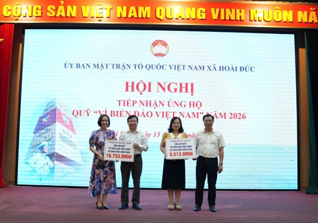Hoài Đức: gần 100 cơ quan, doanh nghiệp, trường học và các nhà hảo tâm tham gia ủng hộ Quỹ “Vì biển, đảo Việt Nam” năm 2026- Ảnh 7.