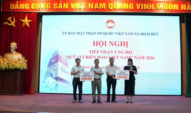Hoài Đức: gần 100 cơ quan, doanh nghiệp, trường học và các nhà hảo tâm tham gia ủng hộ Quỹ “Vì biển, đảo Việt Nam” năm 2026- Ảnh 10.