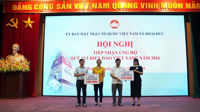 Hoài Đức: gần 100 cơ quan, doanh nghiệp, trường học và các nhà hảo tâm tham gia ủng hộ Quỹ “Vì biển, đảo Việt Nam” năm 2026- Ảnh 11.