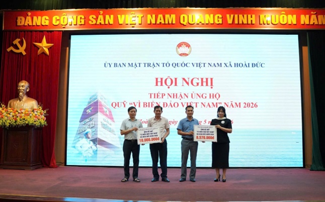 Hoài Đức: gần 100 cơ quan, doanh nghiệp, trường học và các nhà hảo tâm tham gia ủng hộ Quỹ “Vì biển, đảo Việt Nam” năm 2026- Ảnh 12.