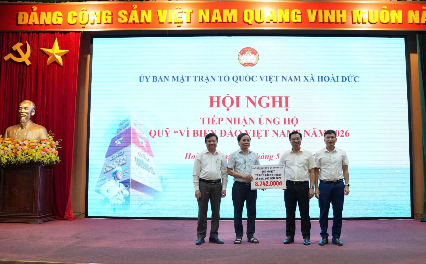Hoài Đức: gần 100 cơ quan, doanh nghiệp, trường học và các nhà hảo tâm tham gia ủng hộ Quỹ “Vì biển, đảo Việt Nam” năm 2026- Ảnh 5.