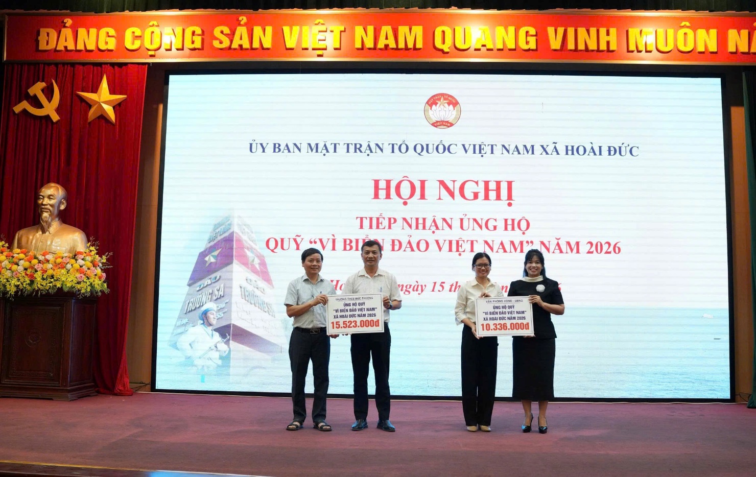 Hoài Đức: gần 100 cơ quan, doanh nghiệp, trường học và các nhà hảo tâm tham gia ủng hộ Quỹ “Vì biển, đảo Việt Nam” năm 2026- Ảnh 9.