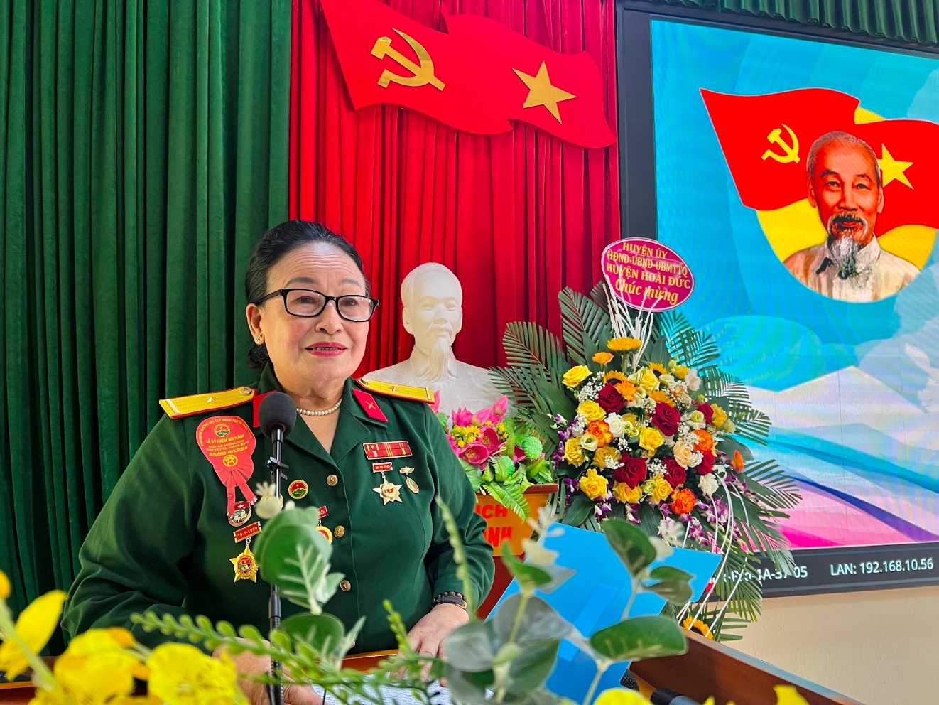 Hội Trường Sơn - đường Hồ Chí Minh khu vực Hoài Đức kỷ niệm 136 năm ngày sinh Chủ tịch Hồ Chí Minh, 67 năm Ngày mở đường Hồ Chí Minh- Ảnh 1.