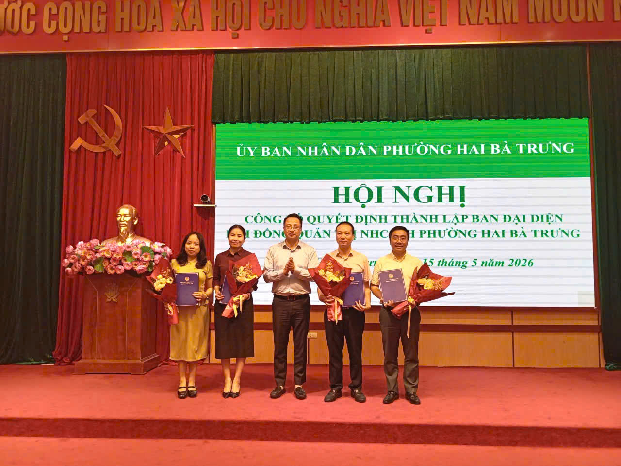 Phường Hai Bà Trưng: Tổ chức Hội nghị công bố Quyết định thành lập Ban đại diện Hội đồng quản trị Ngân hàng Chính sách xã hội phường và đánh giá kết quả hoạt động Quý I, triển khai nhiệm vụ Quý II/2026- Ảnh 1.