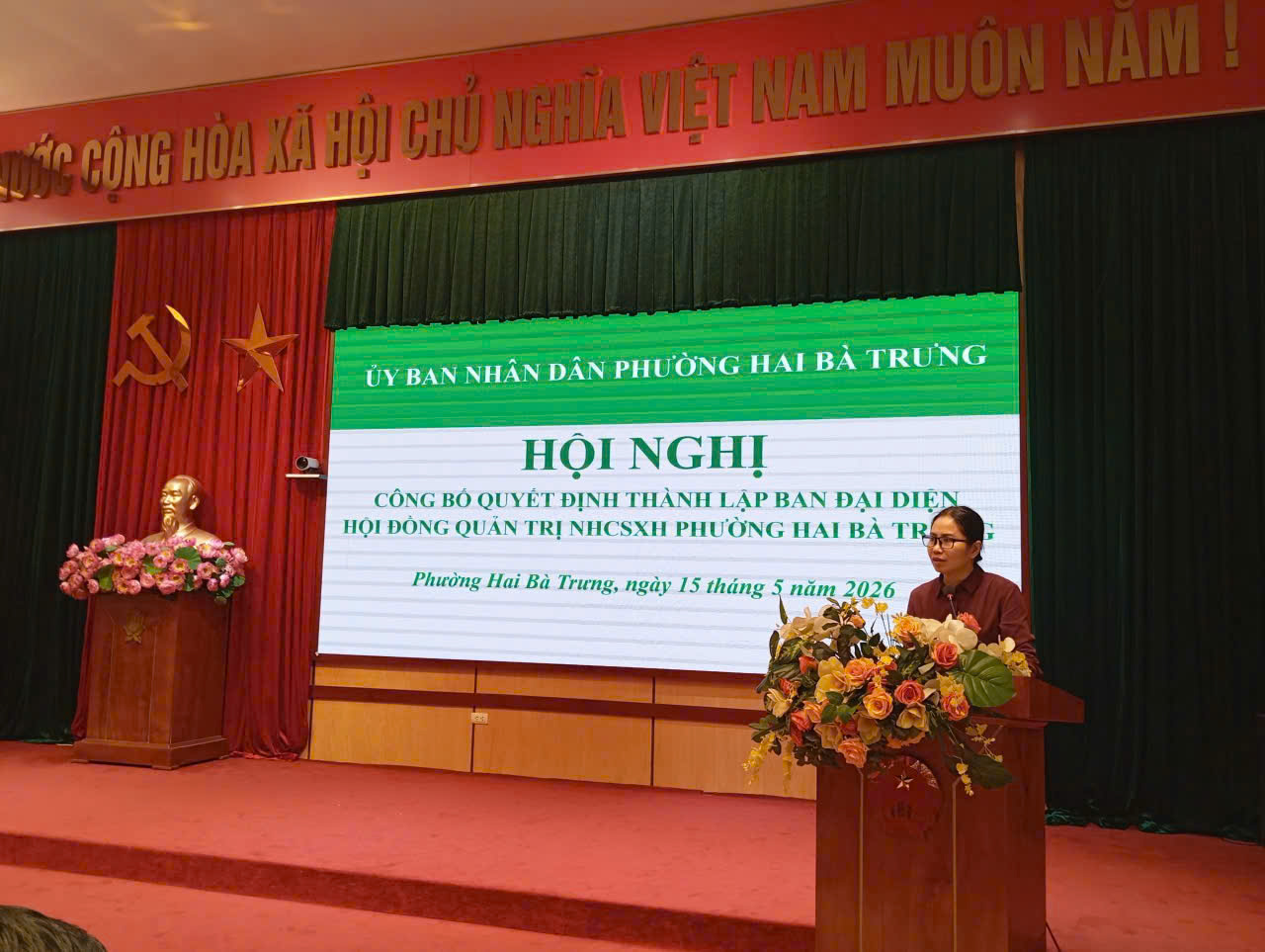 Phường Hai Bà Trưng: Tổ chức Hội nghị công bố Quyết định thành lập Ban đại diện Hội đồng quản trị Ngân hàng Chính sách xã hội phường và đánh giá kết quả hoạt động Quý I, triển khai nhiệm vụ Quý II/2026- Ảnh 4.