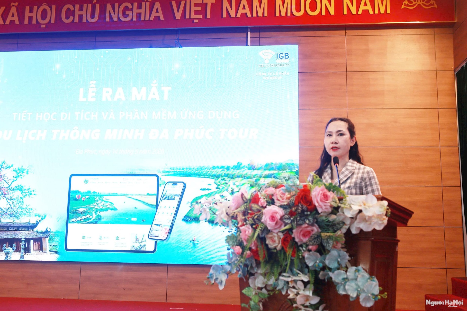 Xã Đa Phúc ra mắt mô hình “Tiết học di tích” và nền tảng du lịch số “Đa Phúc Tour”- Ảnh 2.